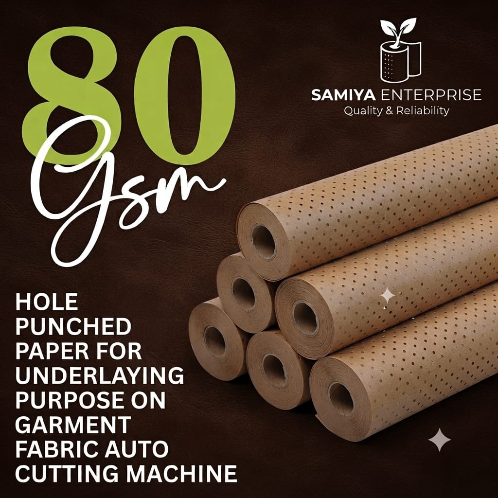 Perforated punch paper for auto-cutting tables